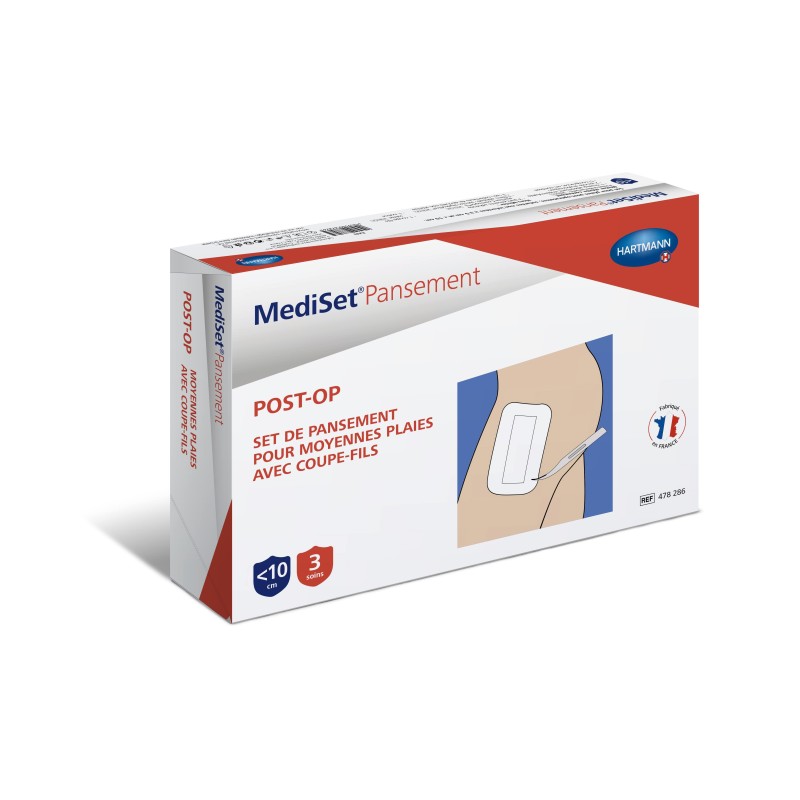 MediSet® pansement post op - moyennes plaies - Bte 3