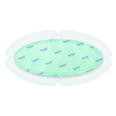 Pansement RespoSorb® Silicone Border Oval 12x23 cm - Bte 10 - PACK 2 BOITES GRATUITES