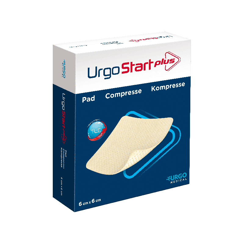 URGOSTART PLUS COMPRESSE boite de 16 pts 6 x 6 cm