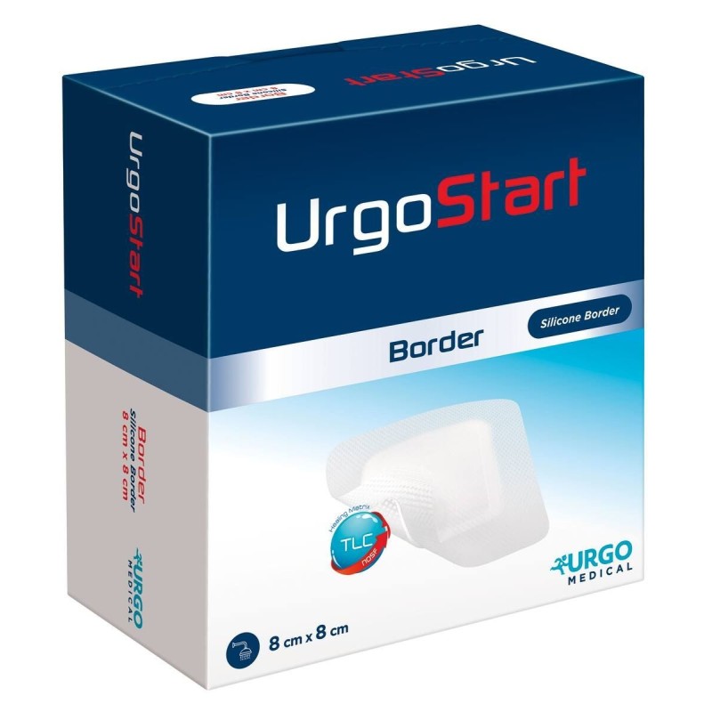 URGOSTART PLUS BORDER boite de 16 pts 8 x 8 cm