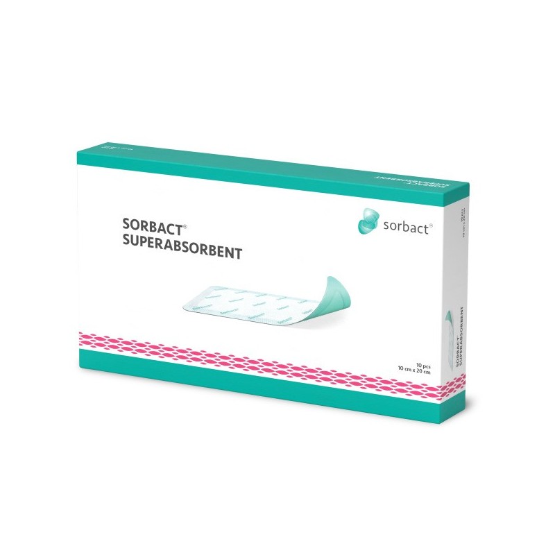 Sorbact Superabsorbent 10x20cm bte 10