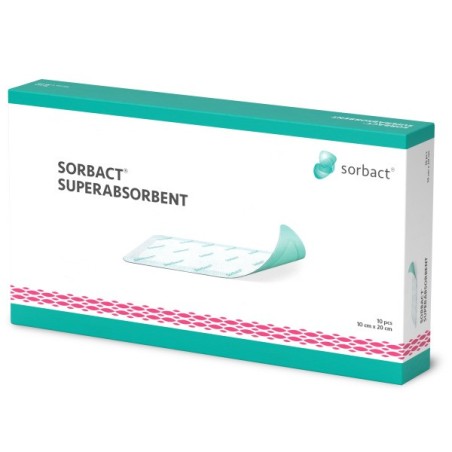 Sorbact Superabsorbent 10x20cm bte 10
