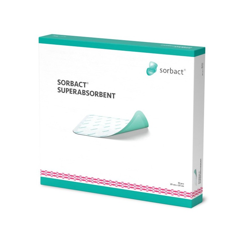 Sorbact superabsorbant 20X20cm bte de 10