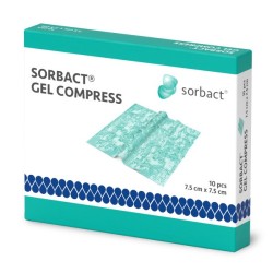 Sorbact Gel Compress 7,5x7,5cm bte 10
