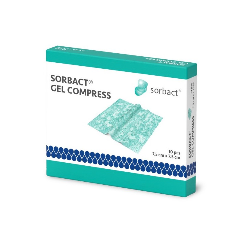 Sorbact Gel Compress 7,5x7,5cm bte 10