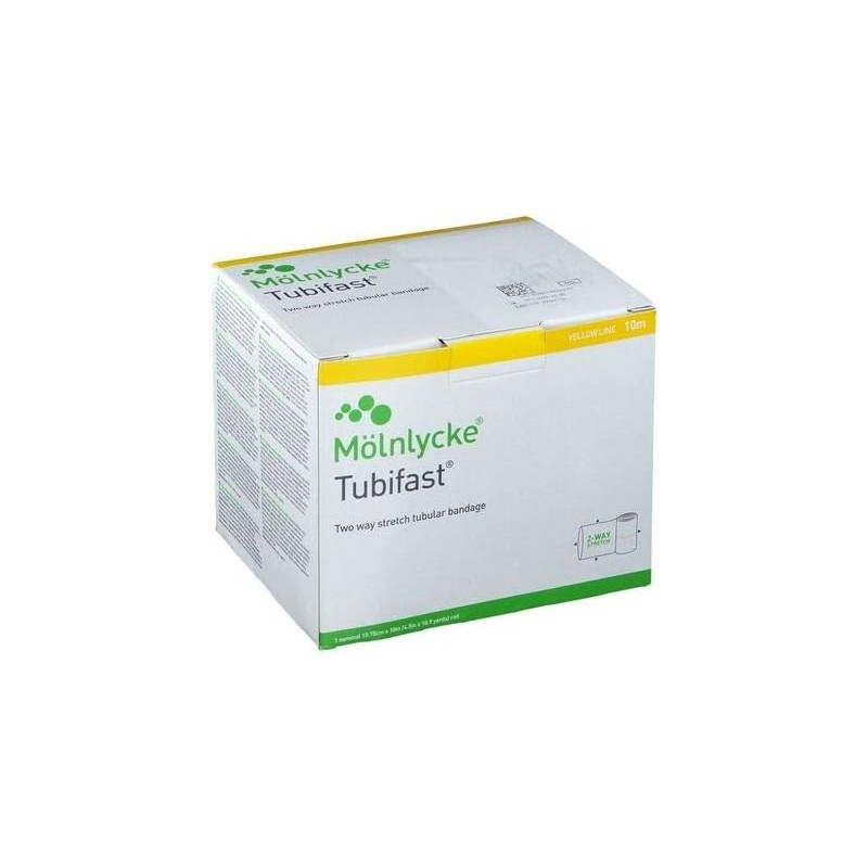 Tubifast with 2-Way Stretch 10,75 cm x 10 m (ligne jaune) circonf. 35 - 64 cm