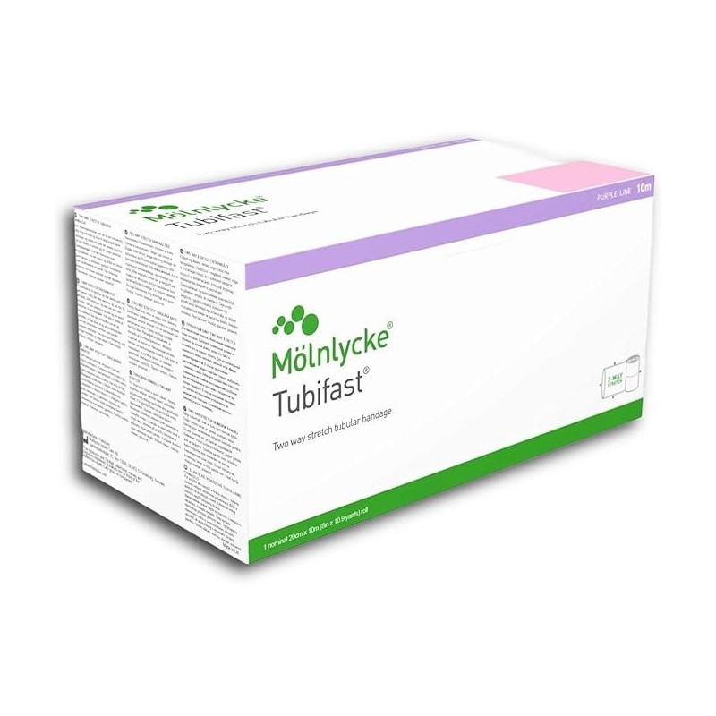 Tubifast with 2-Way Stretch 20 cm x 10 m (ligne violette) circonf. 64 - 130 cm