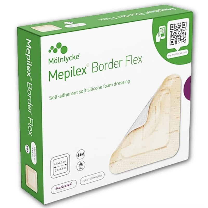 Mepilex Border Flex 10 cm x 30 cm (Compresse : 5 cm x 25 cm)
