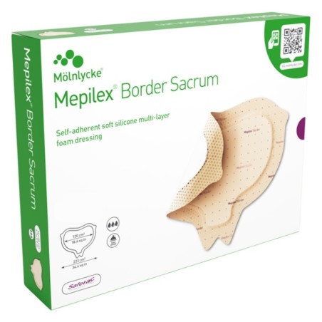 Mepilex Border Sacrum Protect 22 cm x 25 cm