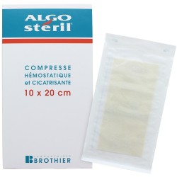 Algostéril 10x20cm, boîte de 16 compresses