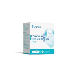 COMP STERILES Gaze 8 plis - 7,5 x 7,5 cm /25