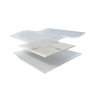 Kerramax Care™ - pansement hydrocellulaire Super Absorbant - Rectangle 20x22 - Boite de 10 pansements