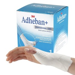 3M™ Adheban Plus  - 8 cm x 2,5 m - Bande adhésive élastique - Présentation en boîte individuelle - 1 boite