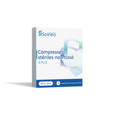 COMP STERILES  NT 4 plis - 10 x 10 cm /10