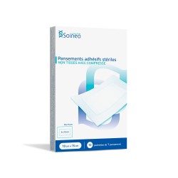 PANSEMENTS ADHESIFS NT STERILES - 10cm x 15cm /10